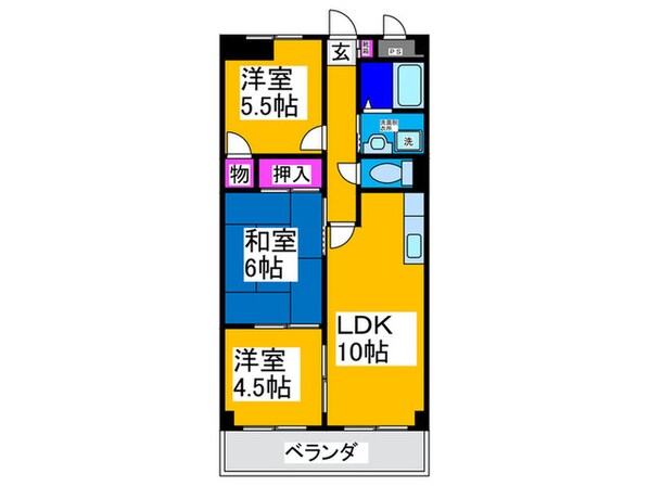 グランガ－デンの物件間取画像